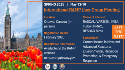Save the date Spring 2025 RAMP User Group Meeting