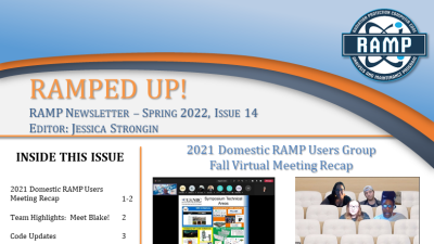 RAMPED UP! Spring 2022, Issue 14, Newsletter