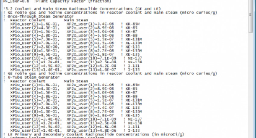 Fixed Parameter Text File