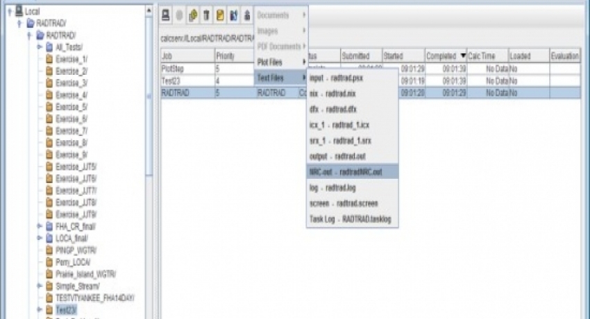 2-8 SNAP-RADTRAD Output Drop Down Menus Screen_PNG