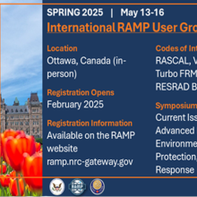 Save the date Spring 2025 RAMP User Group Meeting