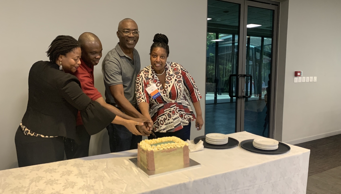 Ghana Meeting Cutting the Cake